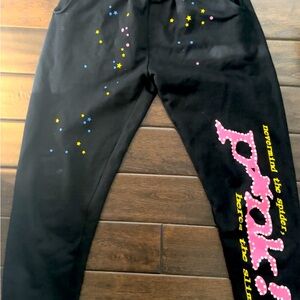 Black spider pants